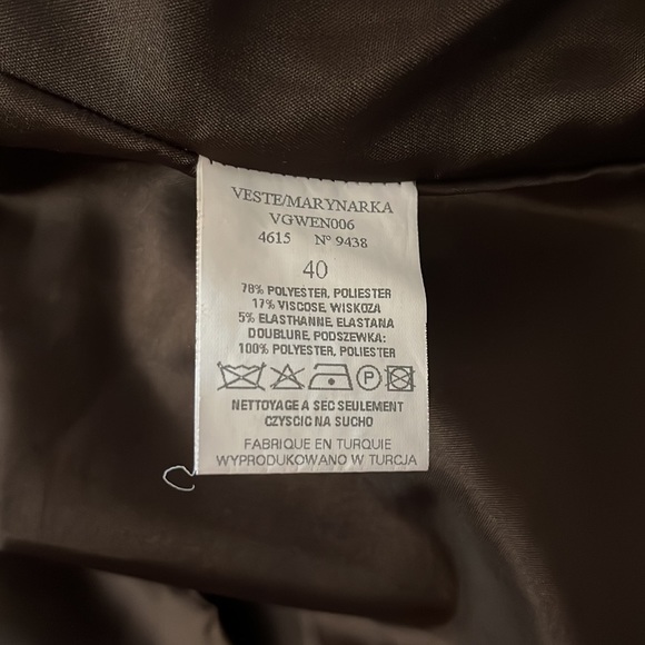 Vintage French bomber jacket size 40 / medium, Jacqueline Riu / RIU PARIS - Picture 5 of 5